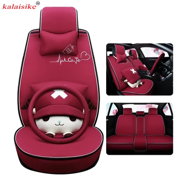 

kalaisike flax Universal Car Seat Covers for Honda all models civic accord fit CRV XRV Odyssey Jazz City vezel crosstour crider