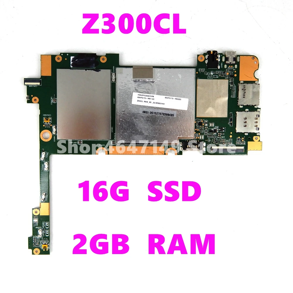  Z300CL 16GB SSD 2GB RAM Z3560 Mainboard REV 12 Für ASUS Z300CL Laptop motherboard Z200CL motherboar