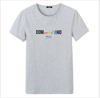 

Summer new women's street letter characters print loose short-sleeved T-shirt 6323