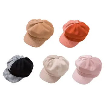 

Baby Hat Octagonal Retro Newsboy Cap for Girls Boys Autumn Winter Children Hat NEW