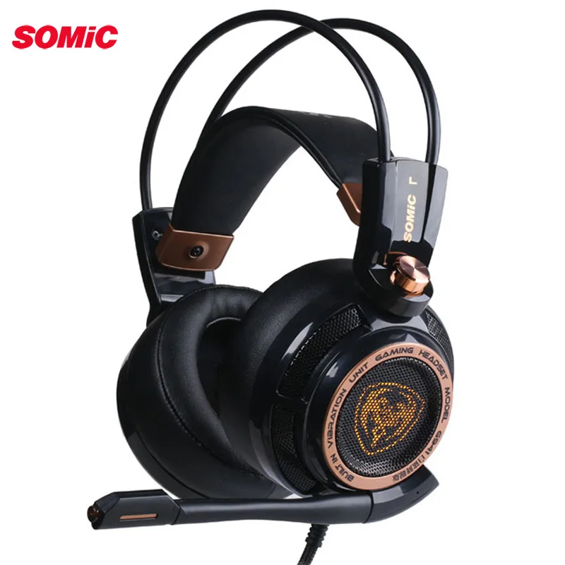  Somic Upgrade G941 Active Noise Cancelling 7.1 Virtual Surround Sound USB Gaming Headset with Mic V