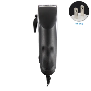 

With Comb Home Travel Grooming Portable Electric Hair Clipper US EU Plug Household Barber Shop Beard Trimmer Styling Accessories