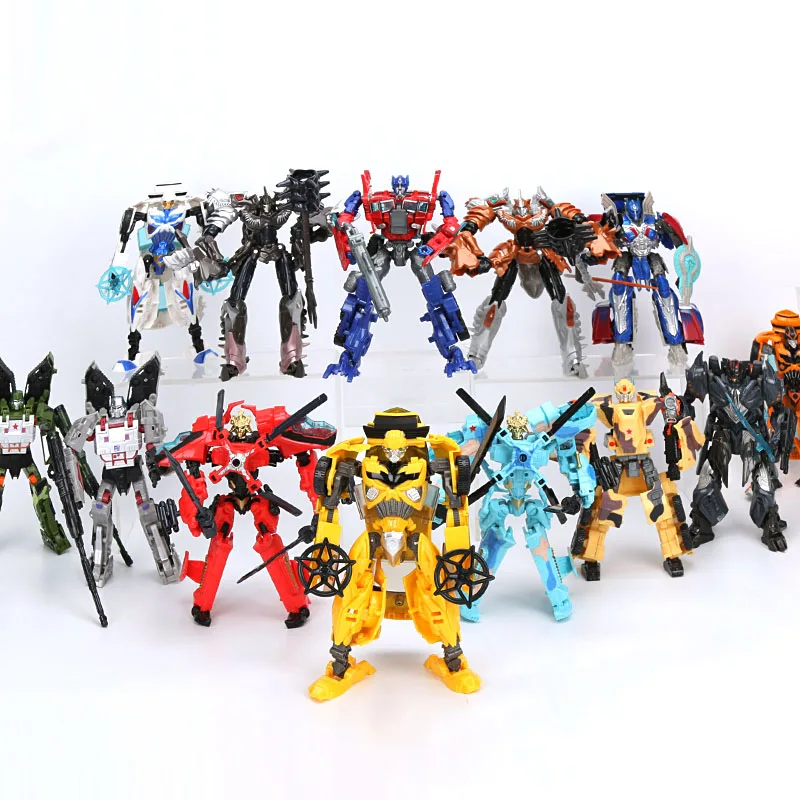 Игрушки Трансформеры Bumblebee Optimus prime Ironhide 19 см робот трансформер с храповым