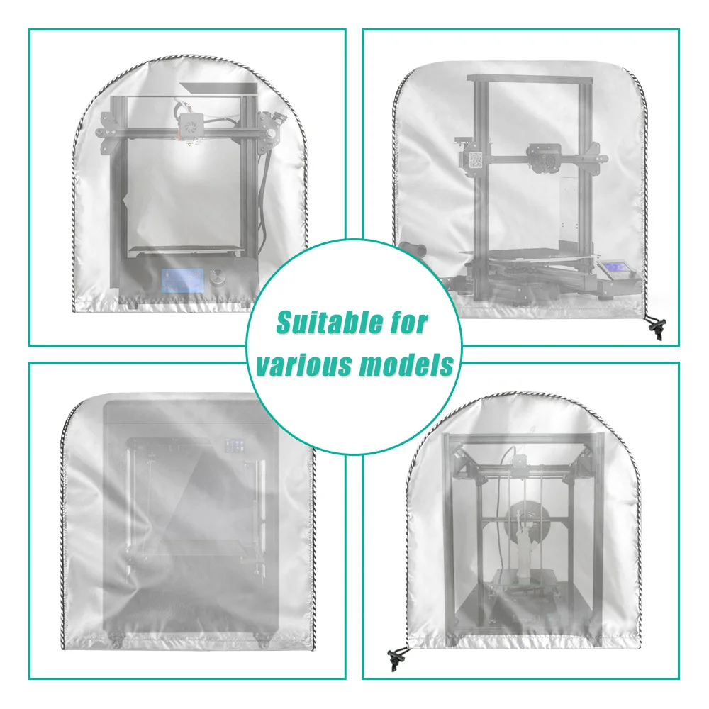 Cerco da Impressora 3d Barraca Dustproof à Prova de Som do Aquecimento das Tampas da Impressora para a Sala de Impressão 3d Compatable com Ender 3 - Imagem 3
