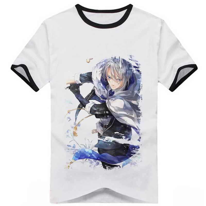20 Футболка с японским рисунком Touken Ranbu, аниме Tsurumaru Kuninaga, унисекс, Повседневная футболка с коротким рукавом, карнавальный костюм, футболка с принтом - Цвет: 20