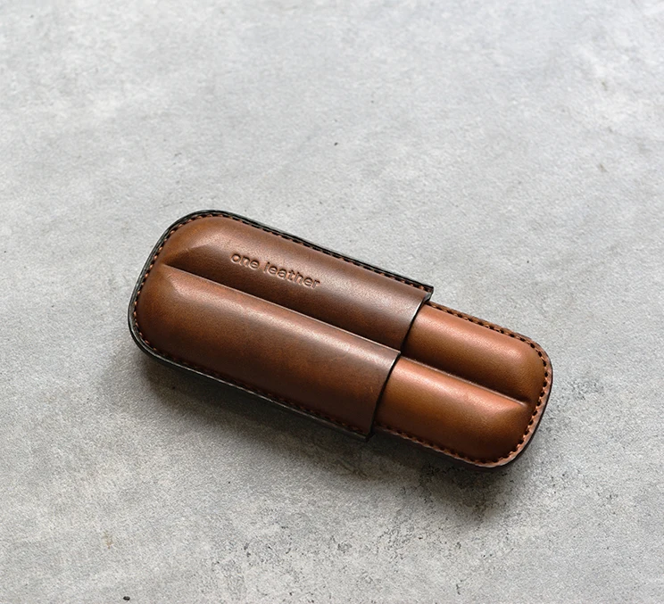 Один кожаный портативный дорожный Чехол для сигар Cohiba, коробка для сигар, Подарочная коробка, аксессуары для сигар, кожа с гумидором и растительным дублением