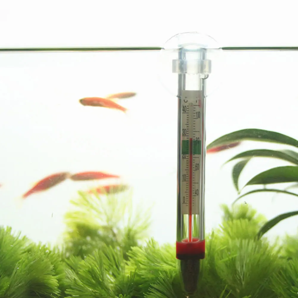 Аквариум для воды датчик температуры аквариума присоска стеклянный термометр