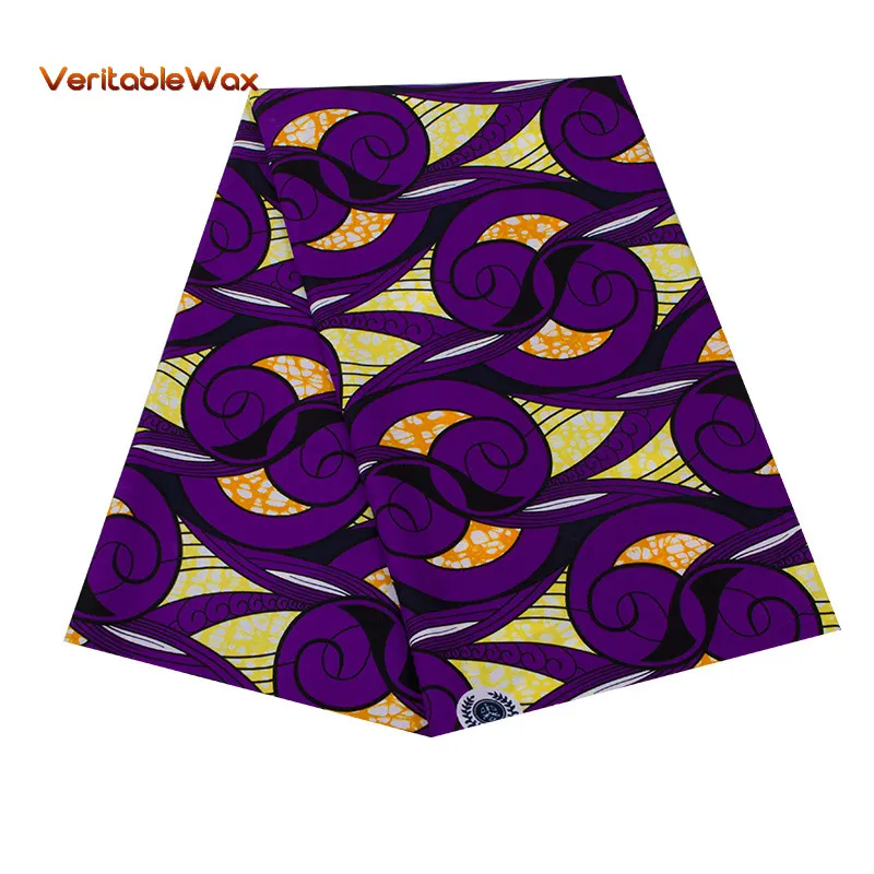 Африканская ткань, Анкара, Африканский настоящий воск, принты, хлопковая ткань, бриллиантовый узор, бинтареалвоск, высокое качество, вечерние платья 24FS1351