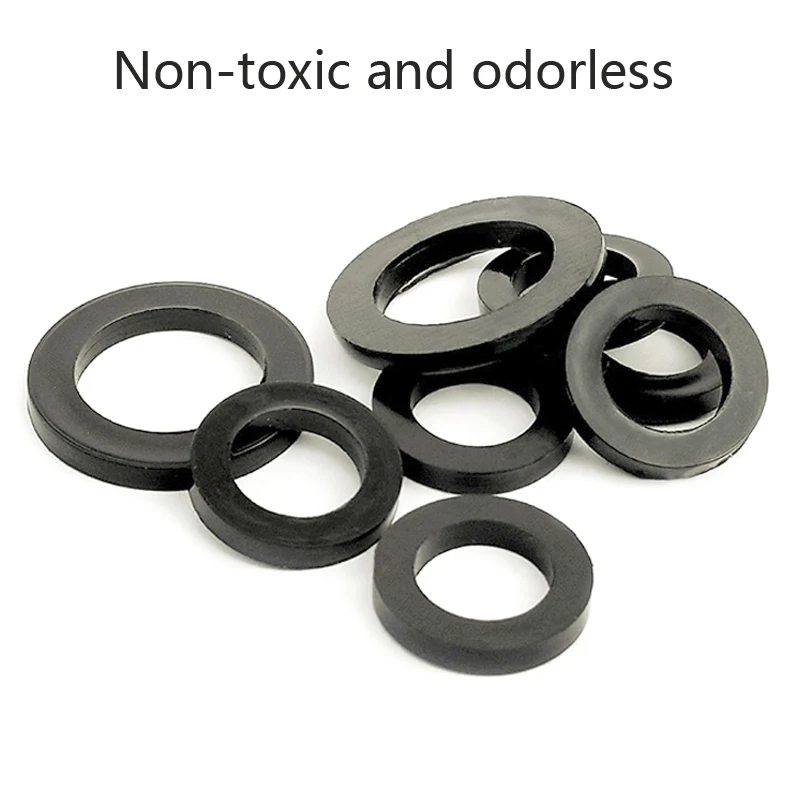 Plastic Washers M3 M4 M5 M6 M8 M10 M12 M20 Black Plastic Rubber Flat Plane Spacer Insulation Gasket Ring For Screw Bolt plastic washers