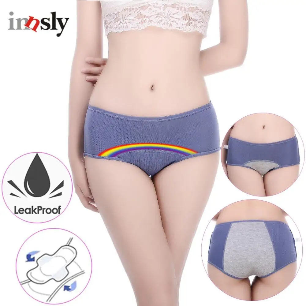 

Leak-proof Period Panties Women Menstrual Underwear Physiological Pants Female Menstrual Panties Breathable Briefs Dropshipping