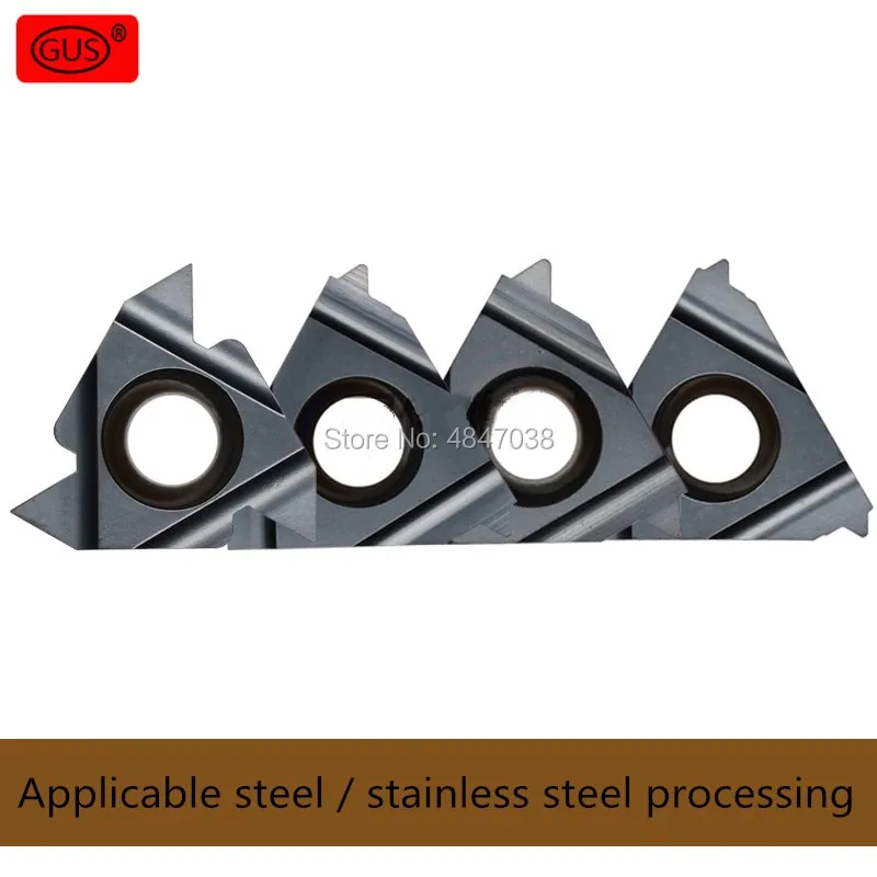 

CNC Threaded Insert 16ER AG60 / AG55 16IR AG55 / AG60 1.5ISO 1.0-3.0