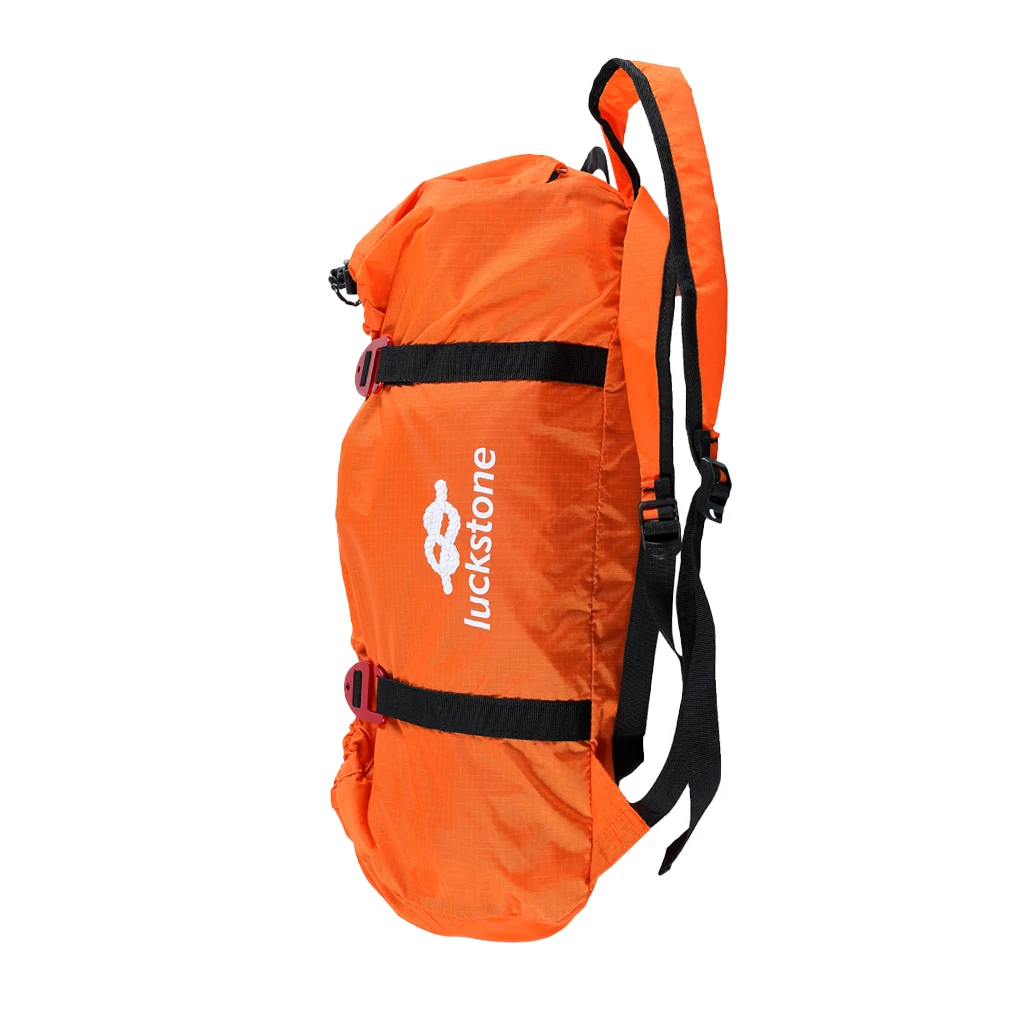 Ultralight Folding Rock Climbing Caving Rope Bag Sling Cord Gear Holder Carry Backpack & Ground Sheet - Choice of Color