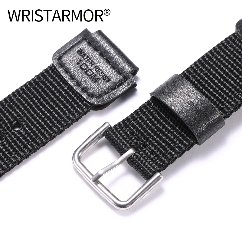 Nylon horlogeband voor Casio AE1200WH AE-1000 SGW-300H SGW-400 AQ-S810W