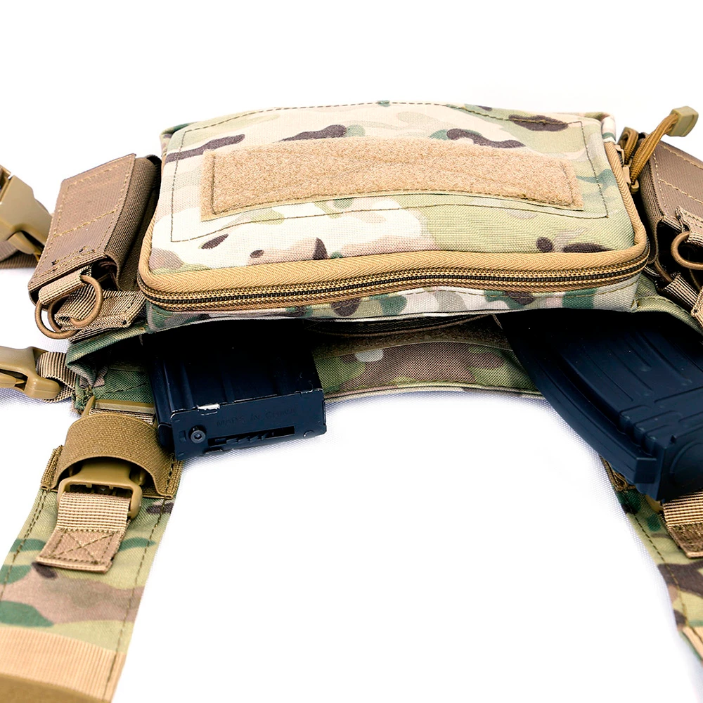Tactical Micro Chest Rig Modular H Harness D3CR Funny Pack SACK Pouch Combat Military Equipment Vest 5.56 Mag Colete Airsoft