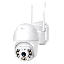 Caméra Wifi intelligente, équipement de détection du corps humain, 360 degrés, pour l'extérieur, Audio, Vision nocturne, vidéosurveillance, prise ue