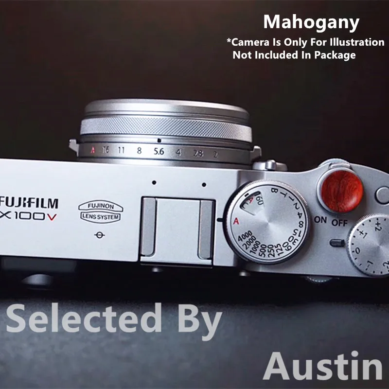 Pulsante Di Rilascio Dell'Otturatore Morbido In Legno Per Fuji X100V Fujifilm X-100V