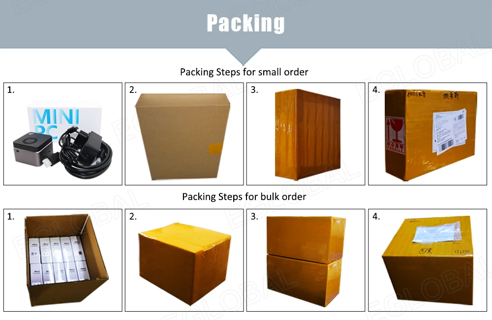 Eglobal Palm Computer with Intel Celeron N4100 Quad-Core, 8GB LPDDR4, 128GB SSD, 2.4G/5G WiFi, BT4.2, Mini PC - Windows 10 Pro Description Image.