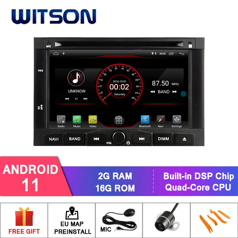 WITSON Android  12 CAR DVD RADIO GPS for PEUGEOT 3008 5008 2009 2010 2011 Carplay Multimedia Stereo Auto Audio Navigation