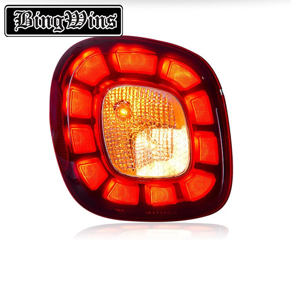 BeingWins Car styling For Mercedes Benz Smart Taillight Assembly refitting LED driving light brake water dynamic LED taillight