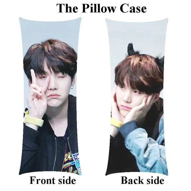 pillowcase Пуленепробиваемый мальчик скауты Jimin V Девушка длинная наволочка jin группа suga Bangtan Boys тело только наволочка - Цвет: pillowcase