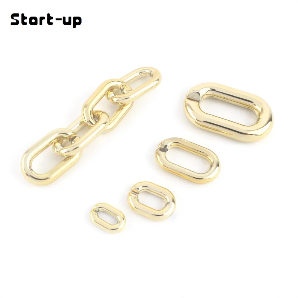 

70pcs/lot Punk Cuban Choker Necklace Collar Statement Hip Hop Big Chunky Aluminum Gold Color Thick Necklace Women CCB Jewelry