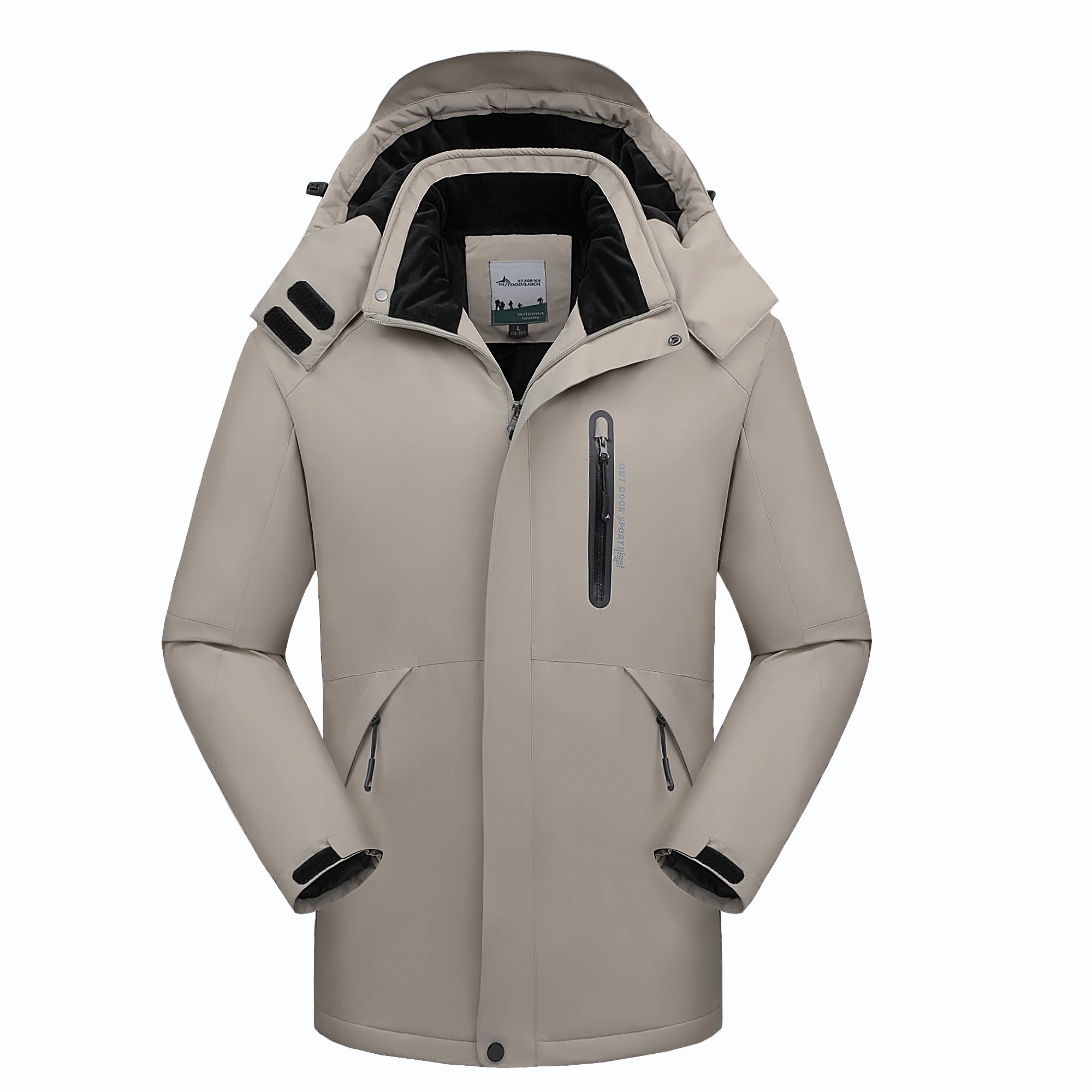 Goede Mannen Winter Jas Waterdicht Hooded Windbreaker Man Dikke Warme Parka Fleece Jas Jas Mannen Plus Size 7XL 8XL 9XL Dropshipping