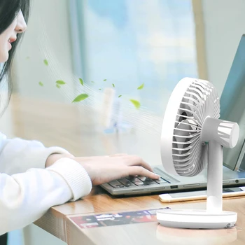 

Electric Mini Desktop Fan 3 Gear Adjustment Portable Ultra-quiet Small Household Electrical Appliances Desktop Electric Fan