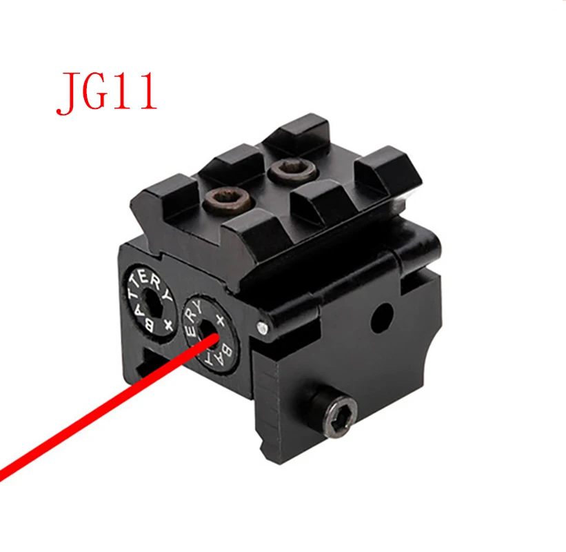 Tactical JG11 Red Dot Laser Sight Mini Adjustable Compact Glock With 20mm Picatinny Rail Mount For Air Gun Rifle Hunting | Спорт и