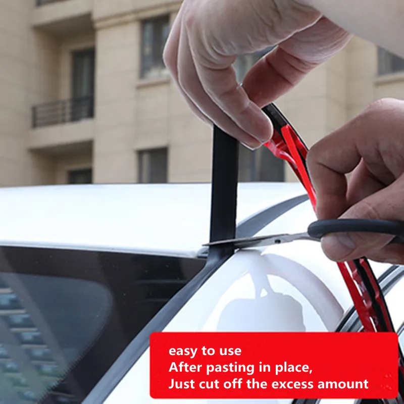 Auto Sunroof Seal Strip EPDM Noise Insulation Weatherstrip Sound