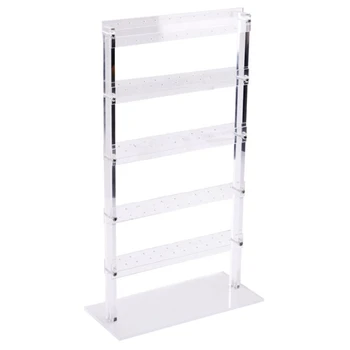 

Acrylic Earring Display Stand Jewelry Shelf Storage Box Transparent