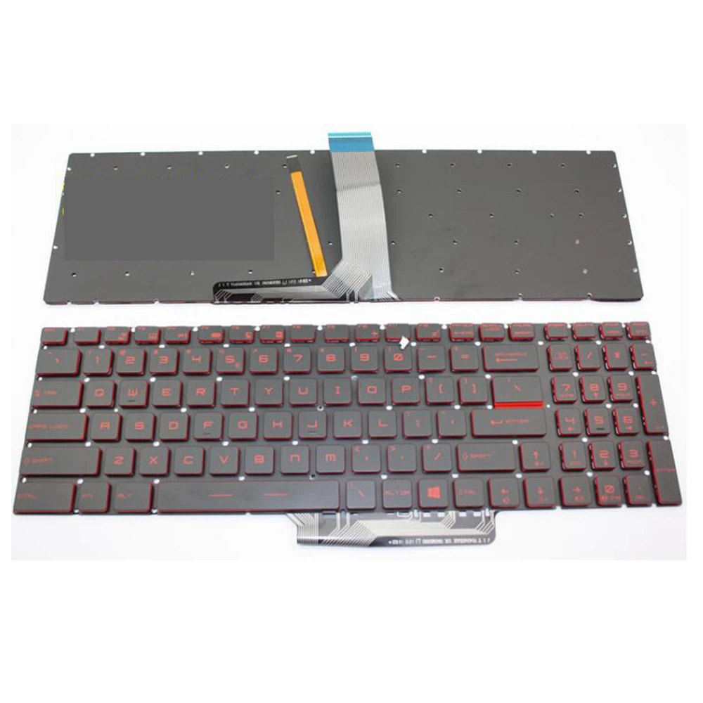 Colorido para Msi Novo Inglês Cristal Backlit Teclado Gt62 Gt72 Ge62 Ge72 Gs60 Gs70 Gl62 Gl72 Gp62 Gt72s Gp72 Gl63 Gl73 Eua Rgb - Imagem 4