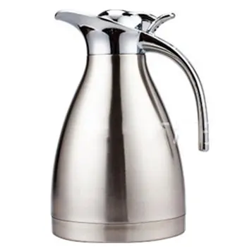 

1-2L Vacuum Double Insulation Coffee Pot European Style Home Hotel Kettle Cafetiere Latte Kettle 4 Or 10-Hrour Heat Preservation