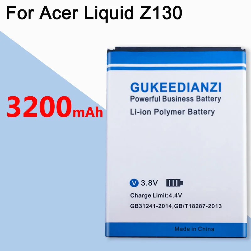 GUKEEDIANZI 100% новый 3200 мА/ч AP32 VK365072AR Батарея для acer жидкости Z130 Duo Z3 с двумя сим картами