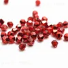 Isywaka Sale Red Copper Color 100pcs 4mm Bicone Austria Crystal Beads Charm Glass bead Loose Spacer Stone for DIY Jewelry Making ► Photo 3/6