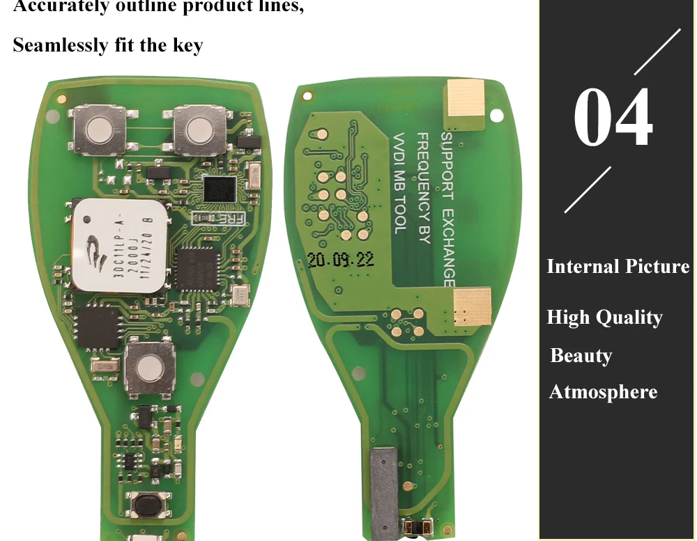 Chiave/Telecomando Per Mercedes Benz W221 W216 W164 W251 Smart Key Swap 433/315mhz Fbs3 Promixity Card - Vvdi Universal Fbs3 Go Mercedes - H98e5918772824b7c9bf52e9a5782812dr