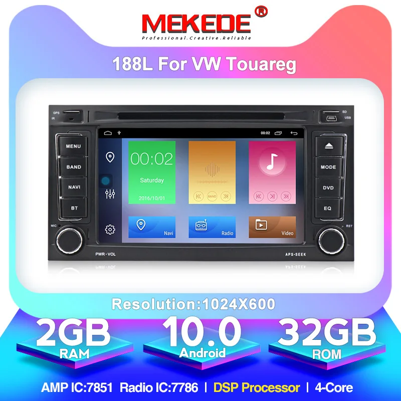 TDA 7851 Android 10 автомобильный mutlimedia GPS плеер для VW Touareg T5 Transporter Multivan 2004 2011 с wifi BT радио