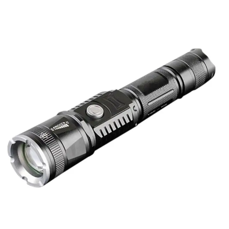 

Professional Outdoor Camping Hiking Led Flashlight Mul-funtion Flashlight LED USB Charging Torch