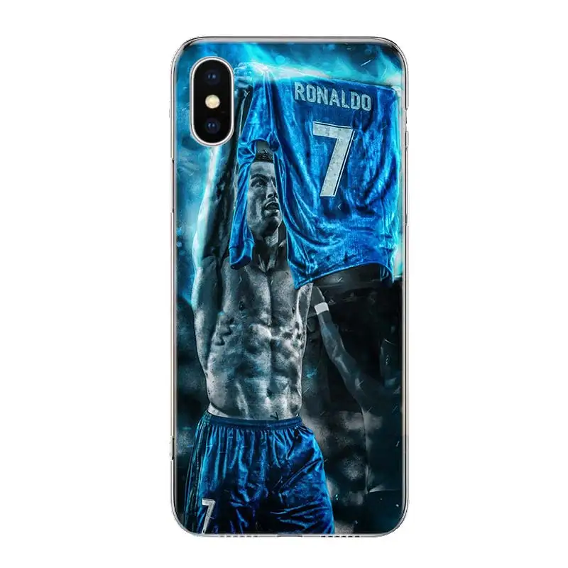 CR7 Cristiano Ronaldo чехол для телефона для iPhone 11 Pro 7 6X8 6S Plus XS MAX+ XR 5S SE 10 Ten Art TPU Coque Capa Shell - Цвет: TW108-7