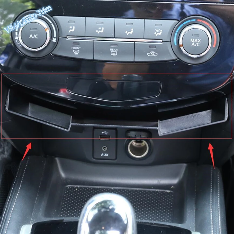 Lapetus Авто стиль центральной консоли Многофункциональный контейнер коробка для хранения крышка подходит для Nissan Rogue T32/X-Trail