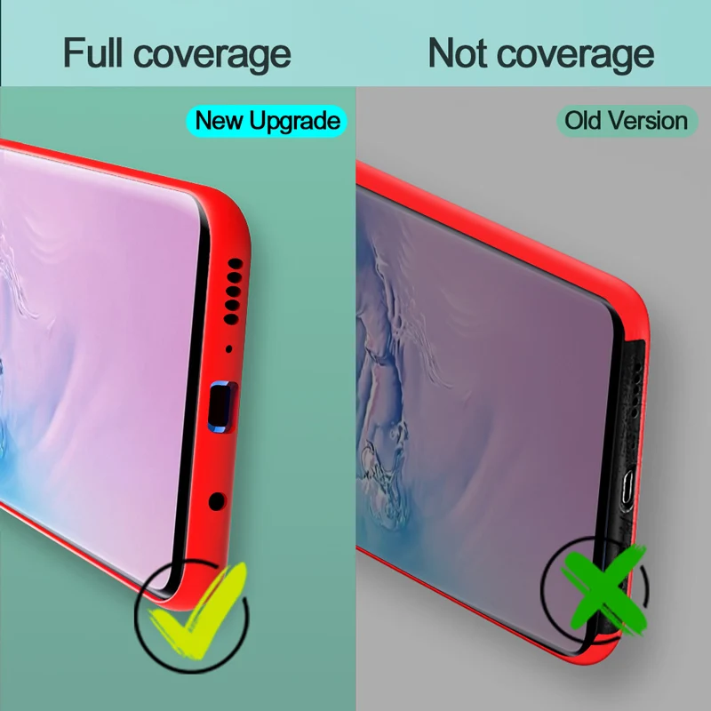 Ультратонкий силиконовый чехол для SAMSUNG Galaxy S10 S9 S8 S11 Plus S10e S11e Note 8 9 10 5G чехол
