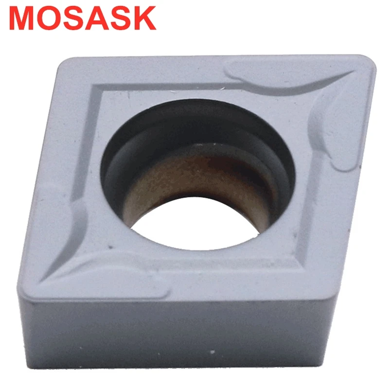 MOSASK 10 шт. CCMT 0602 09T3 1204 ZM30 пластина CNC токарный станок из нержавеющей стали обработка
