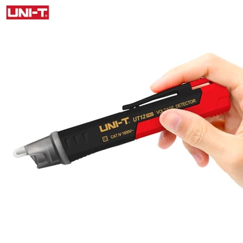 UNI-T UT12D Pro, Comprobador de tensión, Detector de CA, barra indicadora sin contacto, medidor de Sensor de luz LED de potencia eléctrica de 12V-1000V 2