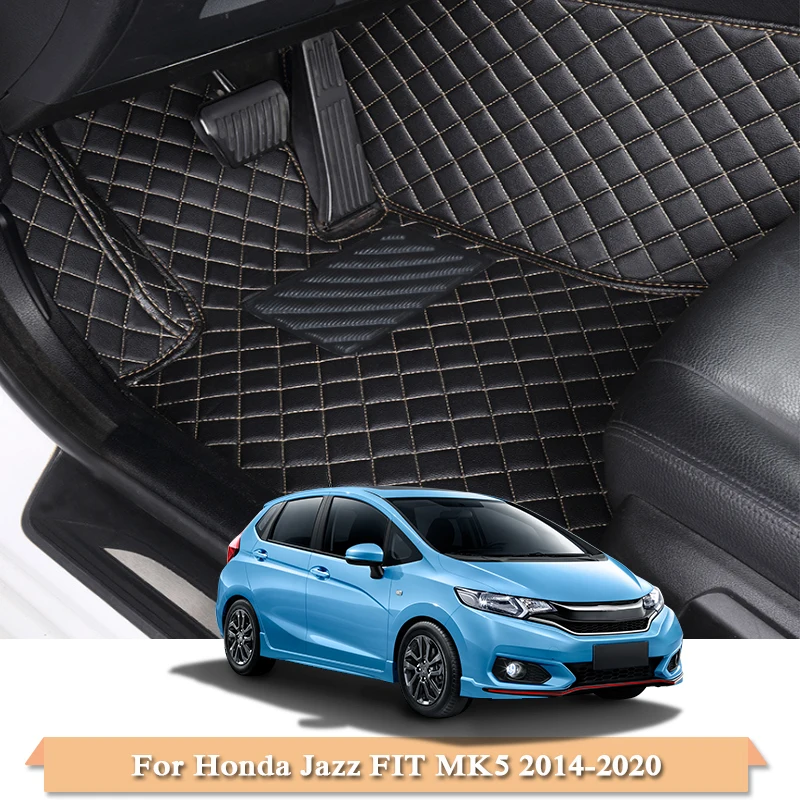 Автомобильные коврики для Honda 10th CIVIC City CRV Jazz FIT vezel HRV- подушечки для ног автомобильные ковровое покрытие внутренние аксессуары