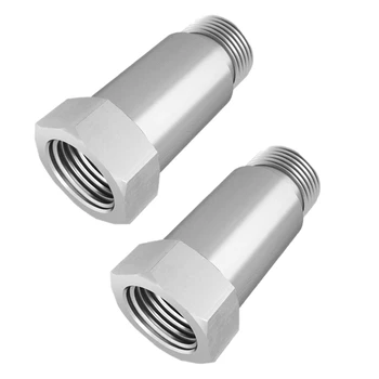 

2PCS O2 Defouler Straight M18 x 1.5 Fits Header and Exhaust Pipes Stainless Steel