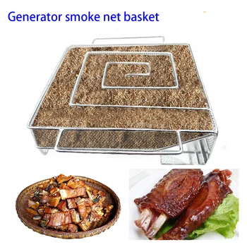 

Cold Smoke Generator For Meat BBQ Accessories Smoker Salmon Barbecue Grill Cooking Bacon Fish Mini Apple Wood Chip Smoking Box