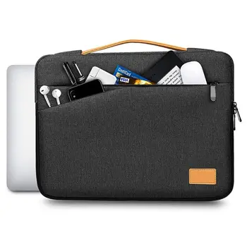 

Casual Men Women 15in Laptop Handbag Notebook Sleeve Case Bag Pouch Cover Unisex Simple Large Capacity Business Top Handle Bag
