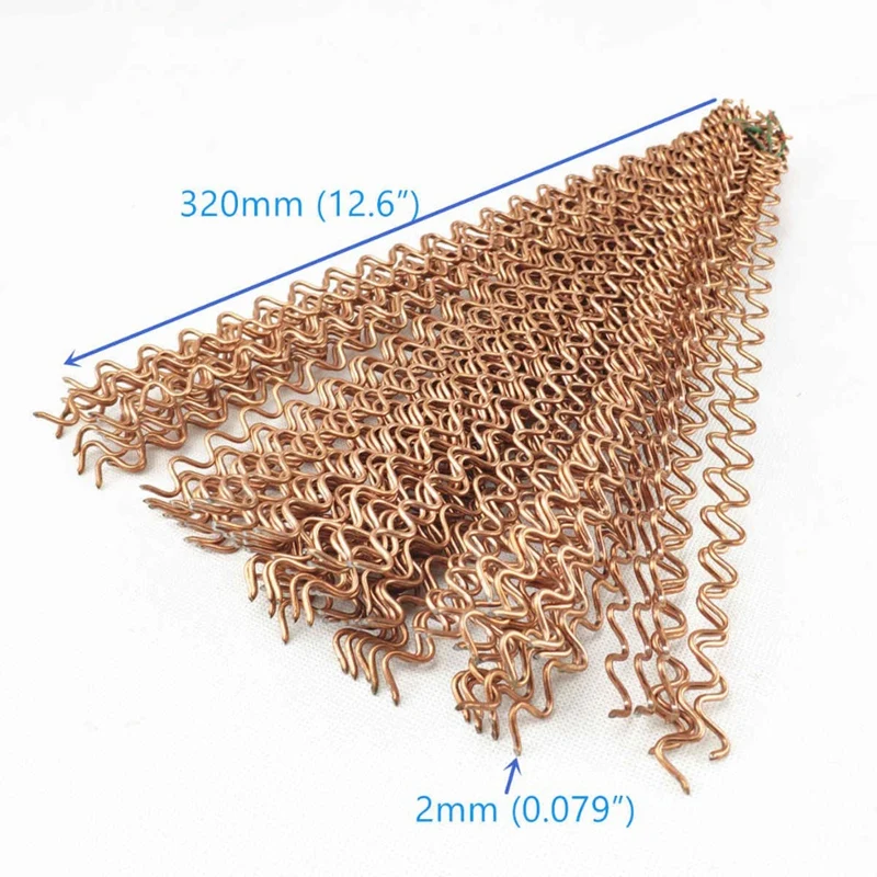 gas welding equipment 100Pcs Dent Pulling Wave Wiggle Wire 320mm Long 2mm Diameter Car Repair Dent Puller Spot Welding Panel Pulling Wires hot stapler plastic welder