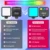 Ulanzi VL49 RGB Video Lights Mini LED Camera Light 2000mAh Rechargable LED Panel Lamp Photo Video Lighting for Youtube Tik tok