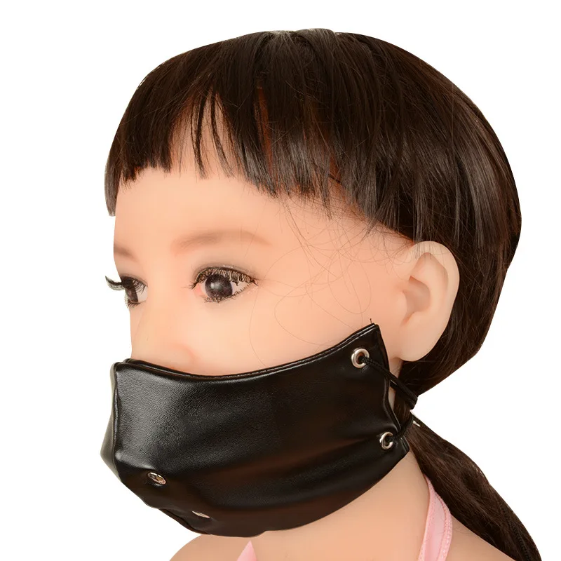 Leather Half Face Mask