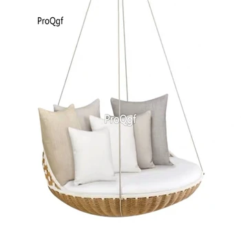 

Ngryise 1 Set Minshuku Outdoor hanging series Swing Bed(no pillow)